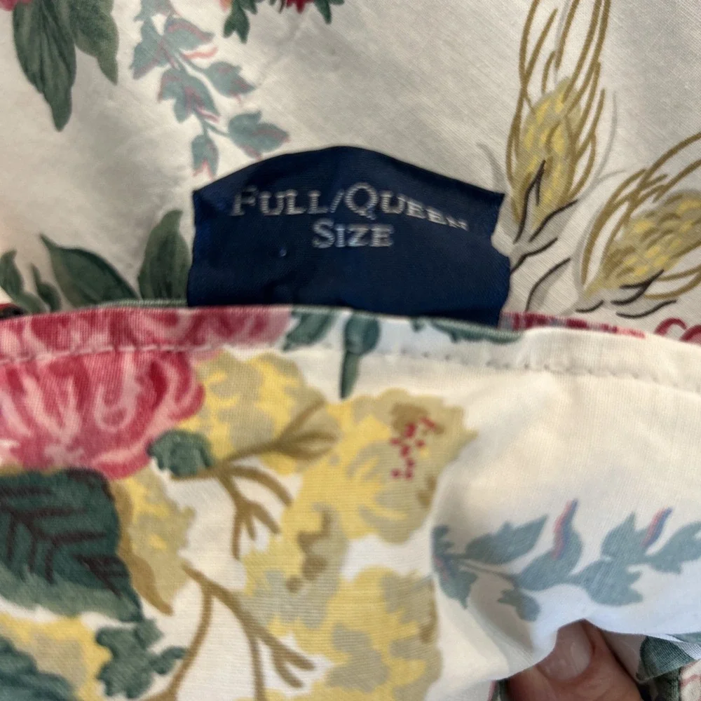 Ralph Lauren Elaine Floral Multicolored Full/Queen Comforter Set Reversible